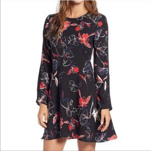 ✨ Halogen Women's Marybeth Long Sleeve Floral Shift✨